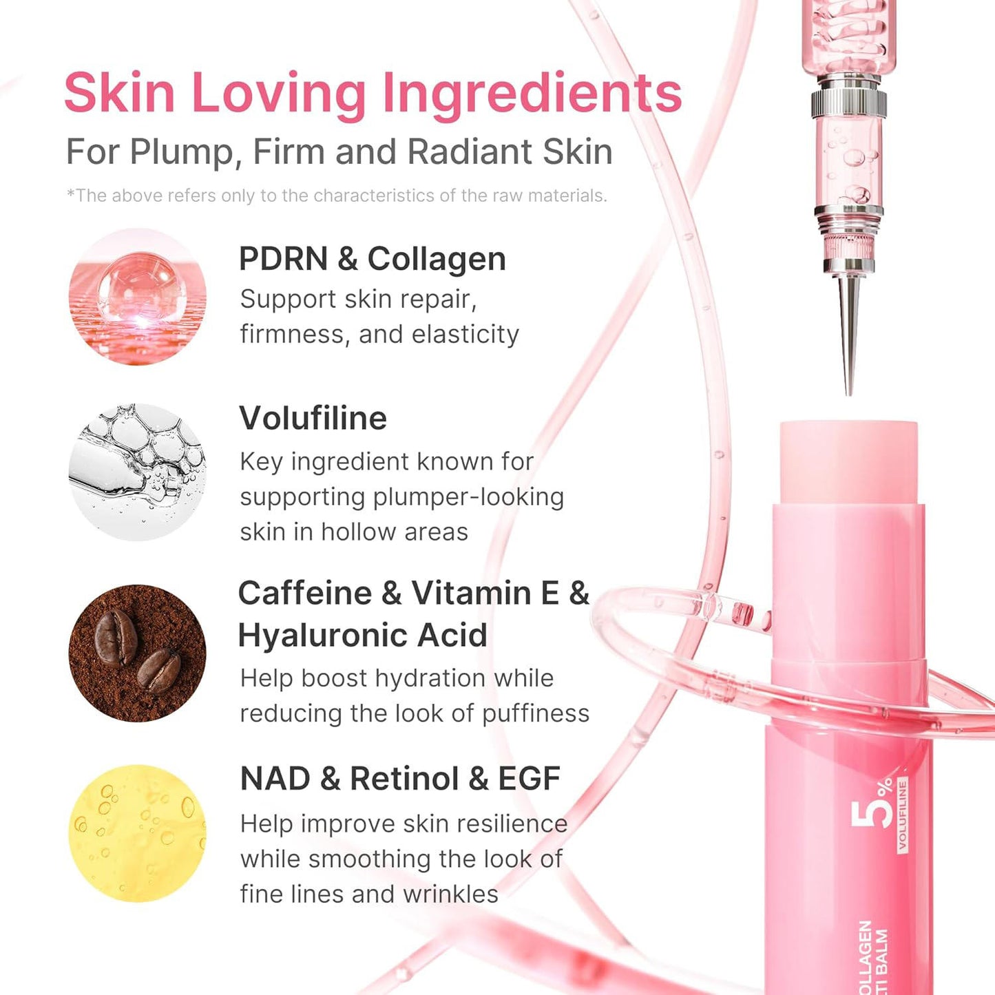 PDRN Collagen Pink Face Balm Stick | K-Beauty