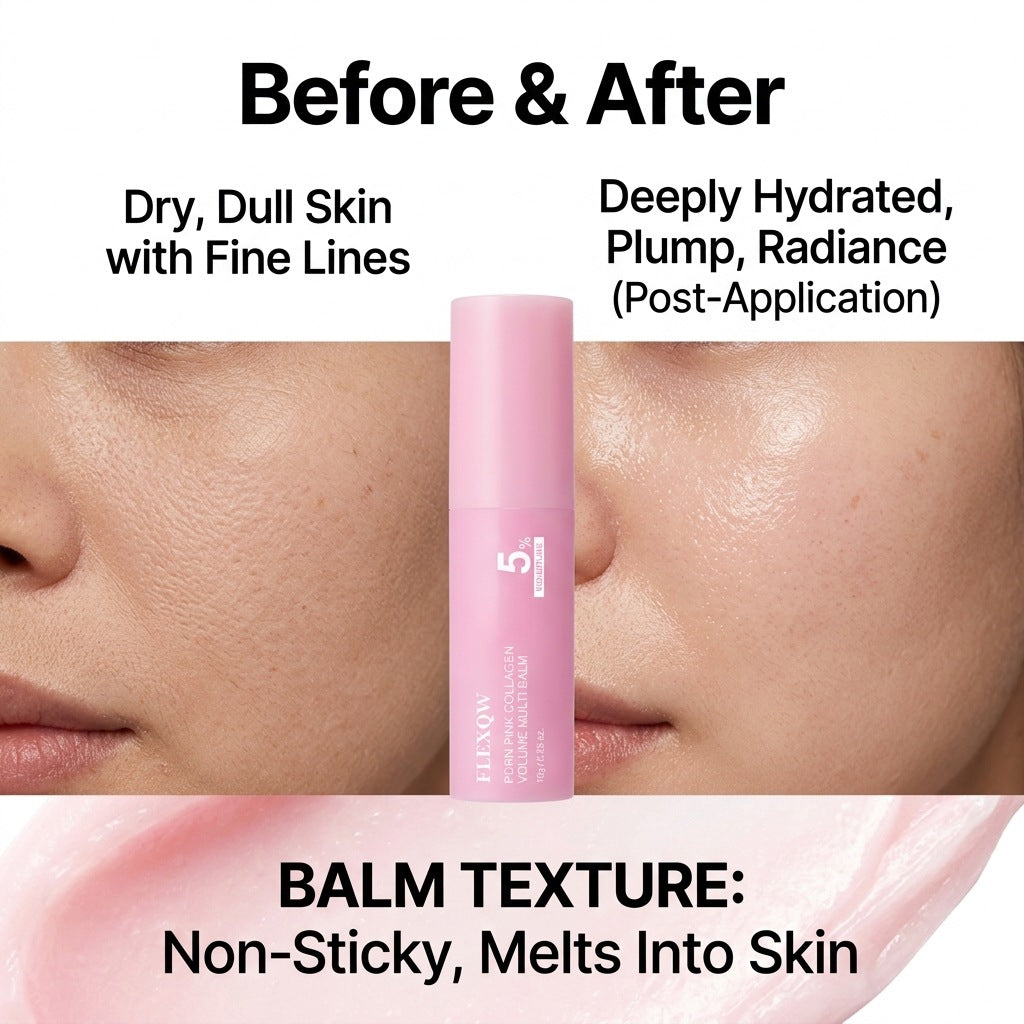 PDRN Collagen Pink Face Balm Stick | K-Beauty