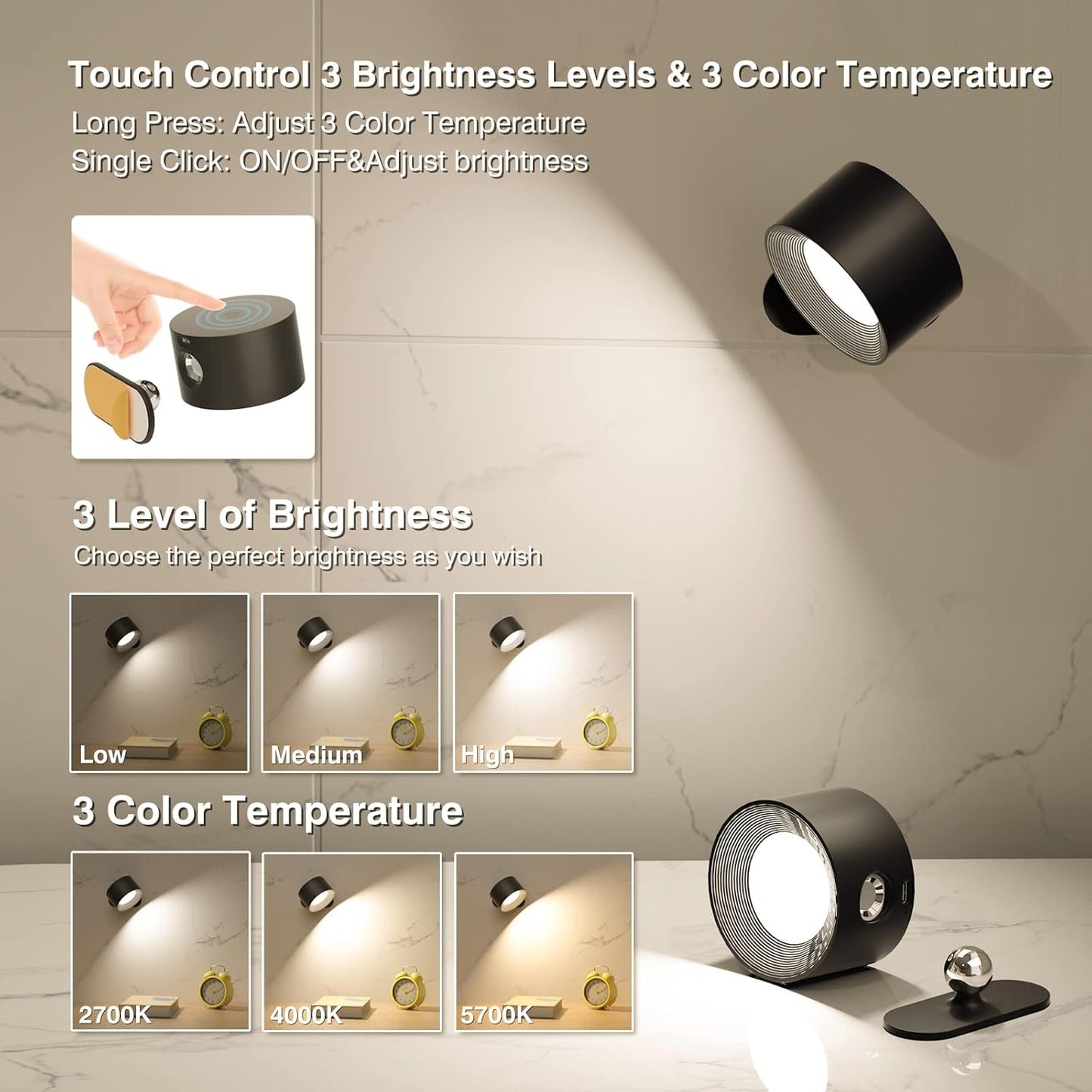 Wall Mounted Magnetic Lamp