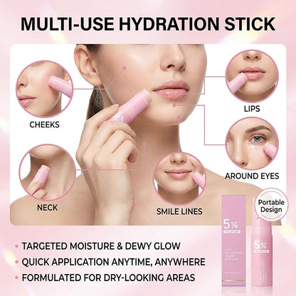 PDRN Collagen Pink Face Balm Stick | K-Beauty